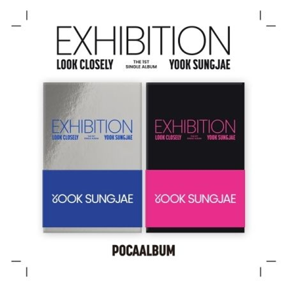 Альбом YOOK SUNG JAE - EXHIBITION : LOOK CLOSELY 1st Single Album POCAALBUM RANDOM Version