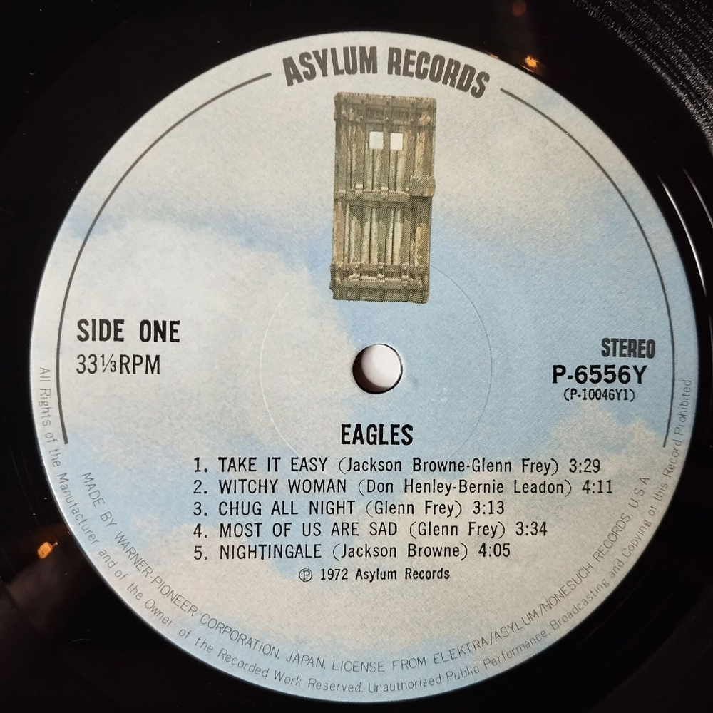 Винтажная виниловая пластинка LP Eagles Peaceful Easy Feeling (Japan 1981) (No Obi)