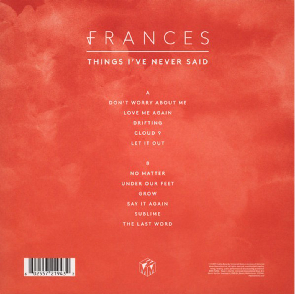 Frances / Things I've Never Said (LP)