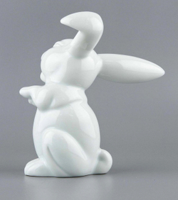 Фарфоровая статуэтка  Смеющийся заяц ,    Laughing Hare  Rosenthal, Германия, 20 век