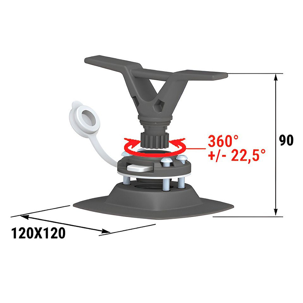 Утка (Кнехт) швартовая быстросъемная без основания (10269555)