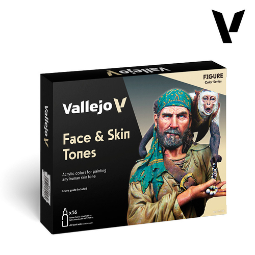 Model Color Set: Face & Skin Tones (16) - обновленная формула 2024