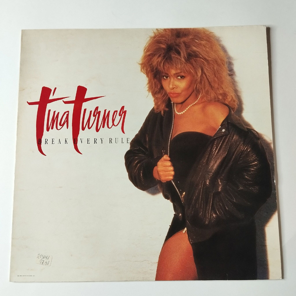 Винтажная виниловая пластинка LP Tina Turner Break Every Rule (Germany 1986) Overnight Sensation