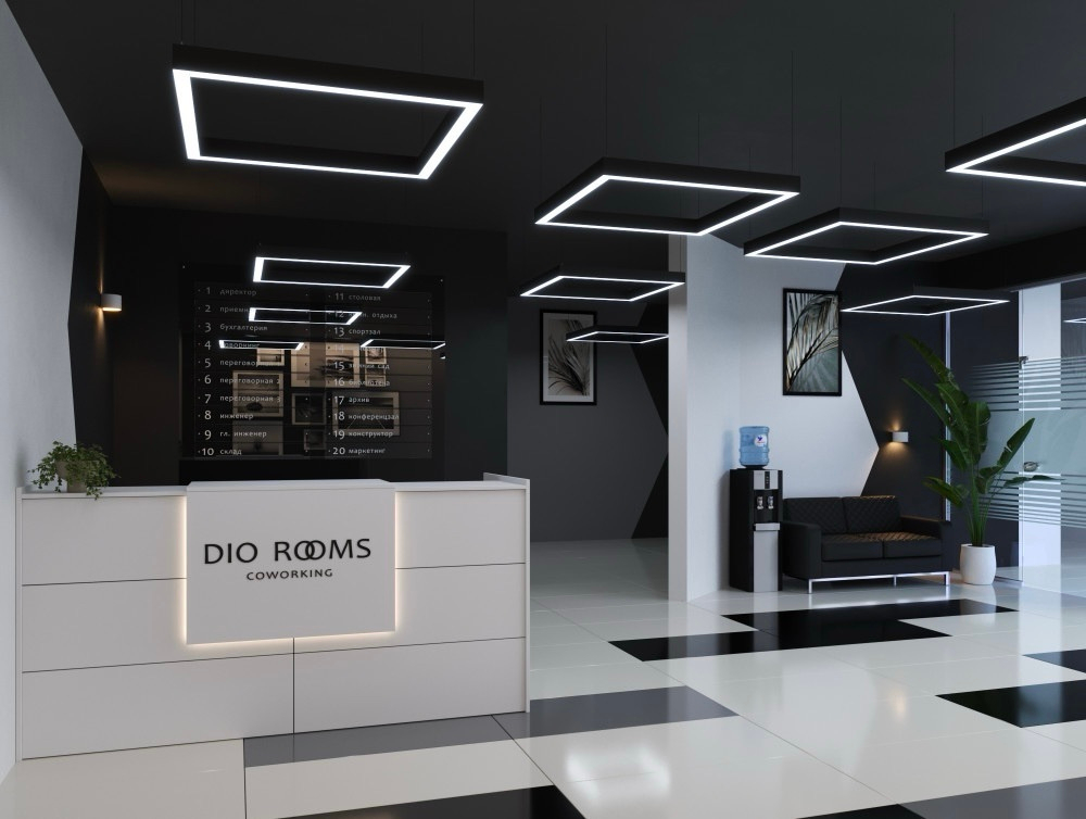 Подвесной LED светильник "Квадрат" LP85-FRAME-Q-1000 108Вт 4000К черный 9936Лм 1008х1008х80мм DIOLUM