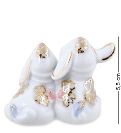 С 016/1 Фигурка «Пара Собачек» 3' роз. (GE)