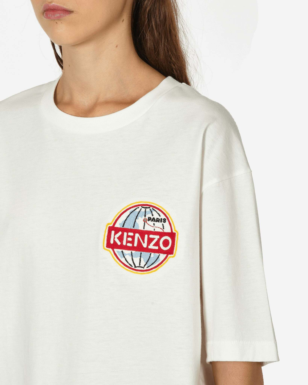 KENZO Paris Дорожная Футболка Off White