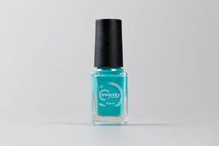 Лак для стемпинга Swanky Stamping S75 Бирюзовый, 6 мл