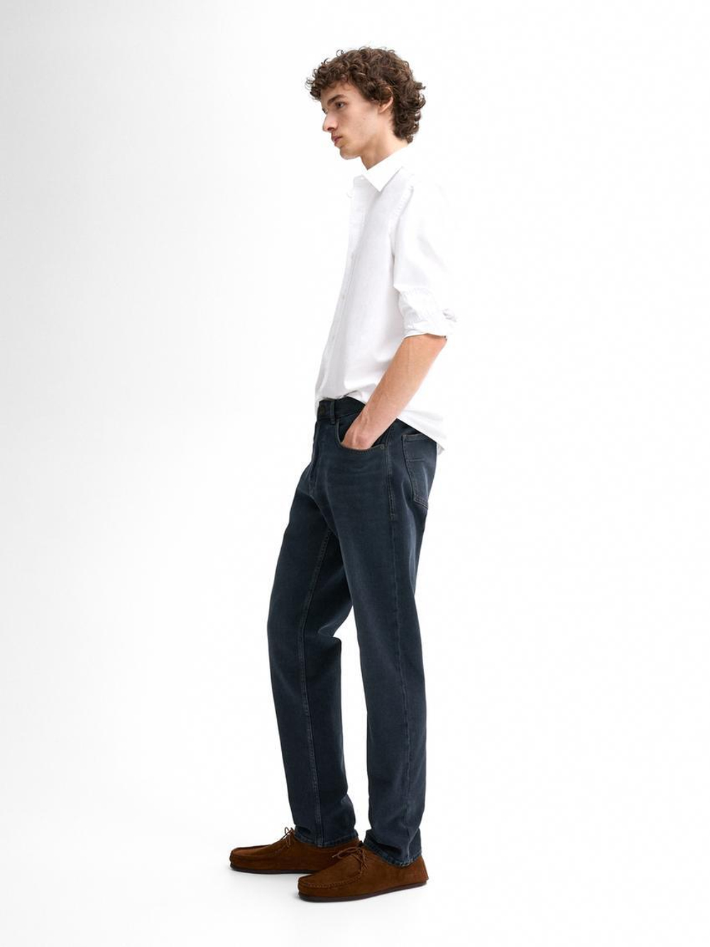 Massimo Dutti Джинсы из смесового хлопка, индиго