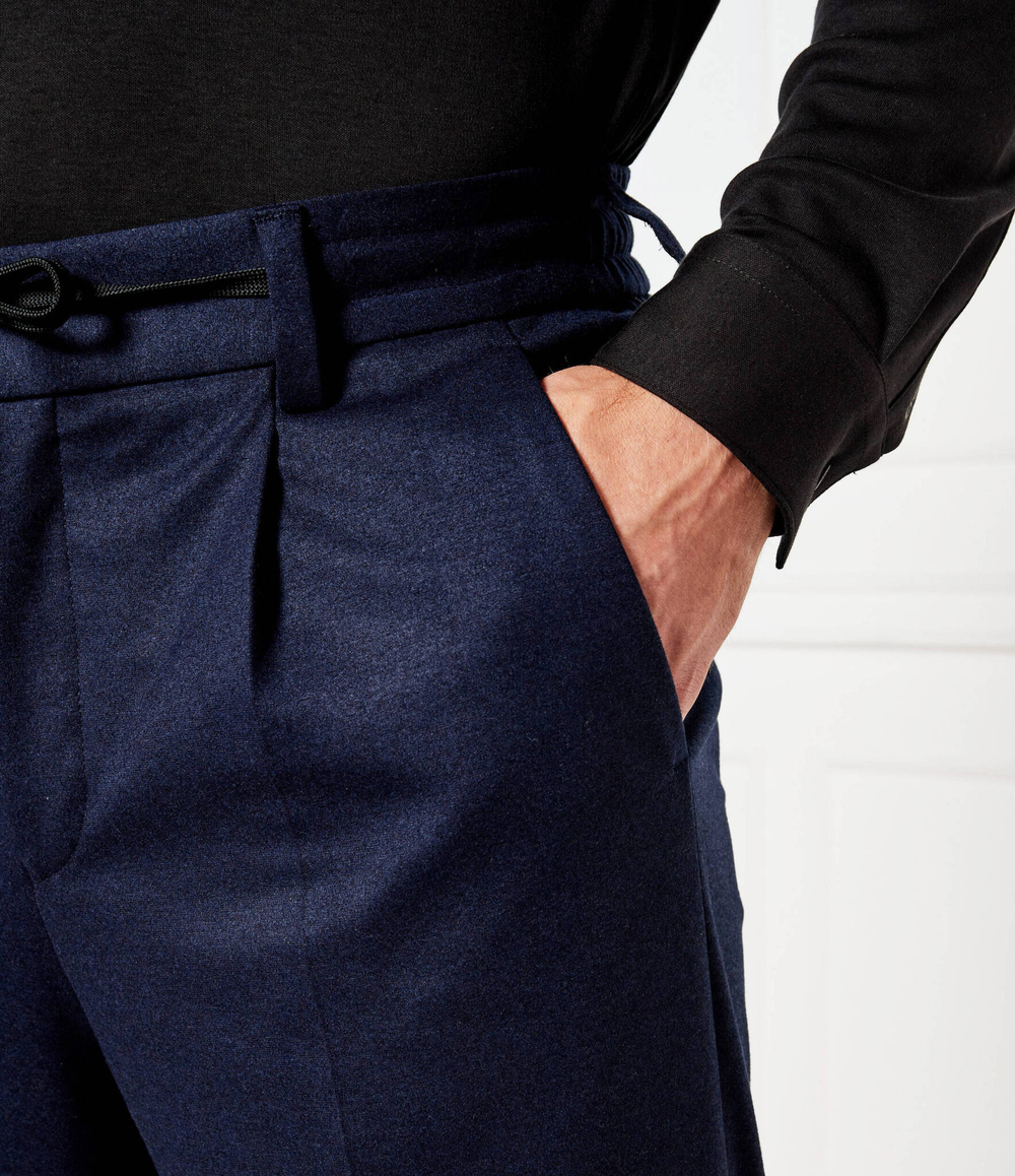 Брюки HUGO - темно-синий(50520353)