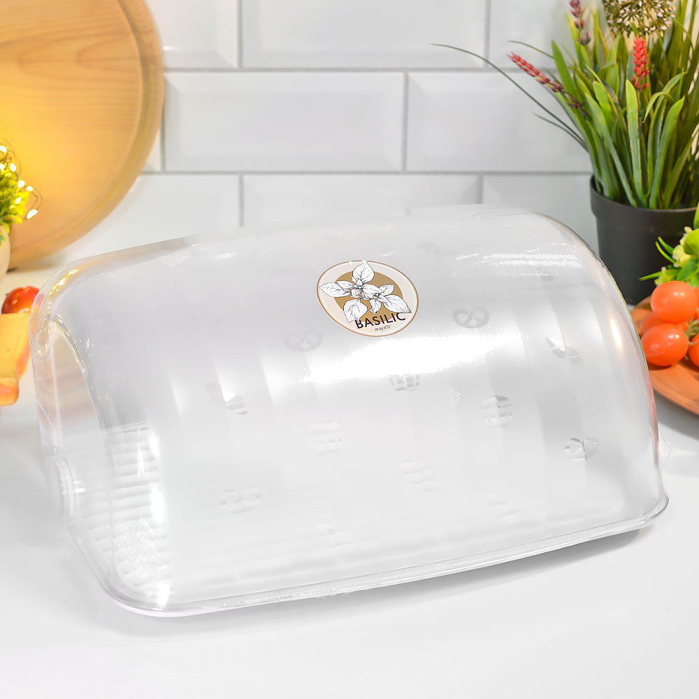 Хлебница "Basilic", цвет белый мрамор, 27,3*34,5*16,5см