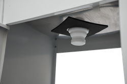 Умывальник дачный "Комфорт" ВИХРЬ с подогревом, нержавейка, белый