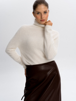 Юбка-миди из экокожи