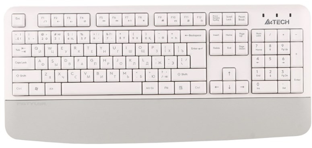 Клавиатура A4Tech Fstyler FG2500SPlus белый