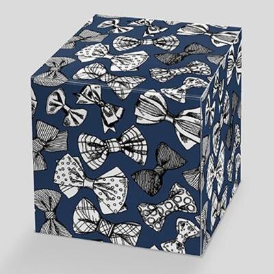 Коробка для кружки темно-синяя  "Джентельмен"