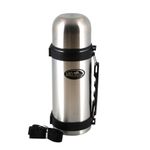 Термос &quot;Биосталь&quot; с узкой горловиной, пробкой с кнопкой и ручкой, 1,0 л/12/