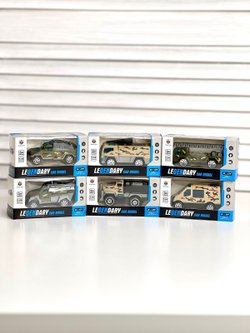 Набор машинок военной и спецтехники 6 машинок (200965979)