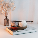 Опорное веретено для прядения из древесины сибирского кедра 300 мм. B81