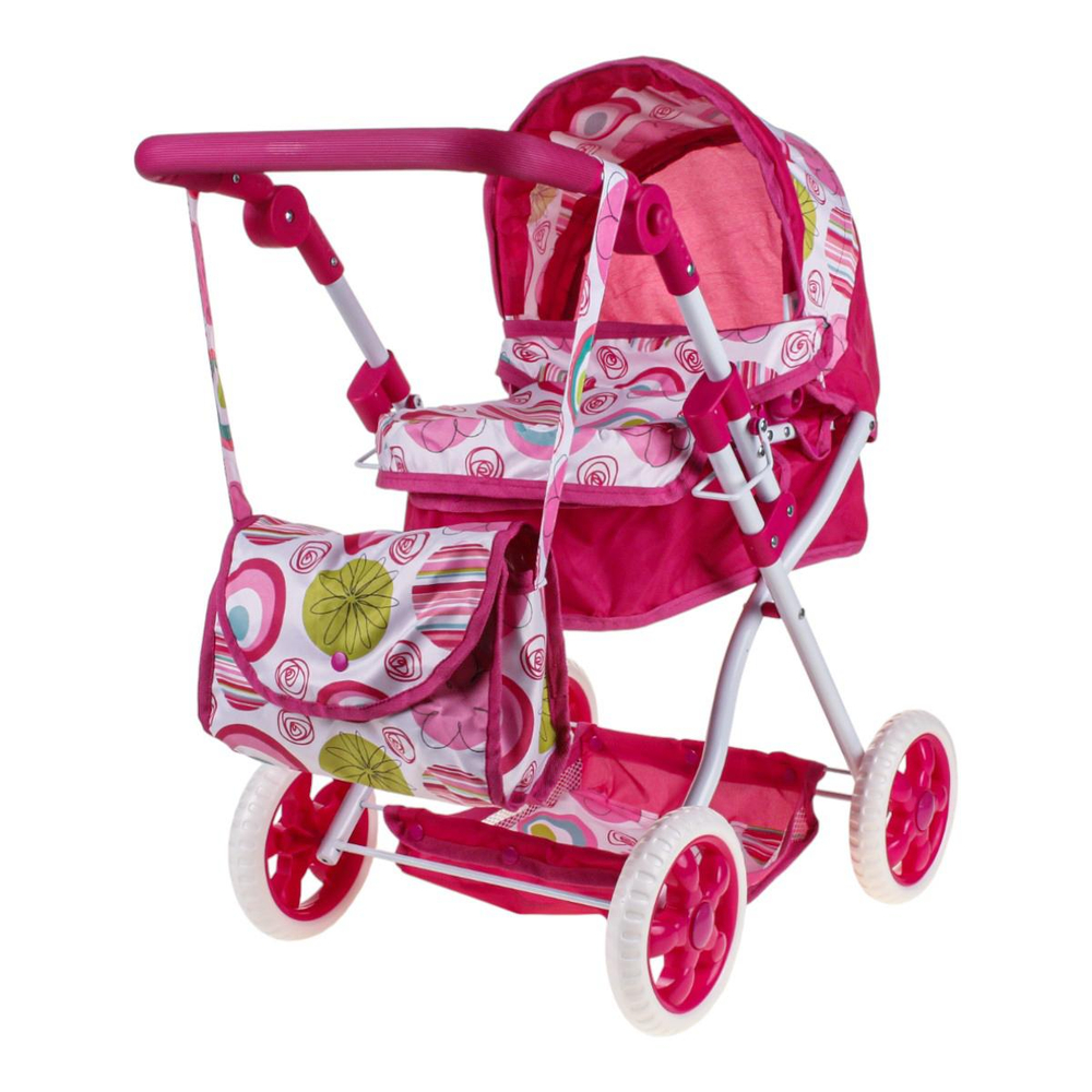 Коляска для куклы лежачая, пакет FL8137
