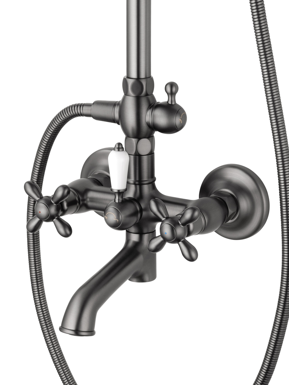 Душевая система WONZON & WOGHAND RETRO, Темный графит (WW-88739020-BGM)