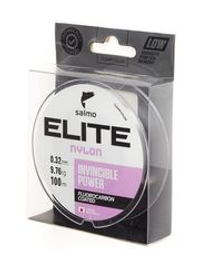 Леска монофильная SALMO Elite Fluoro Coated Nylon, 100 м, 0,32 мм, прозрачная