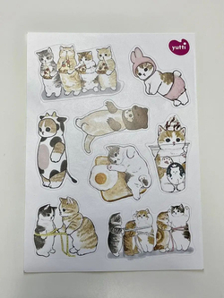 Наклейки детские на телефон стикеры на карту Котики