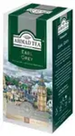 Чай в пакетиках чёрный Ahmad Tea Earl Grey, 25 шт