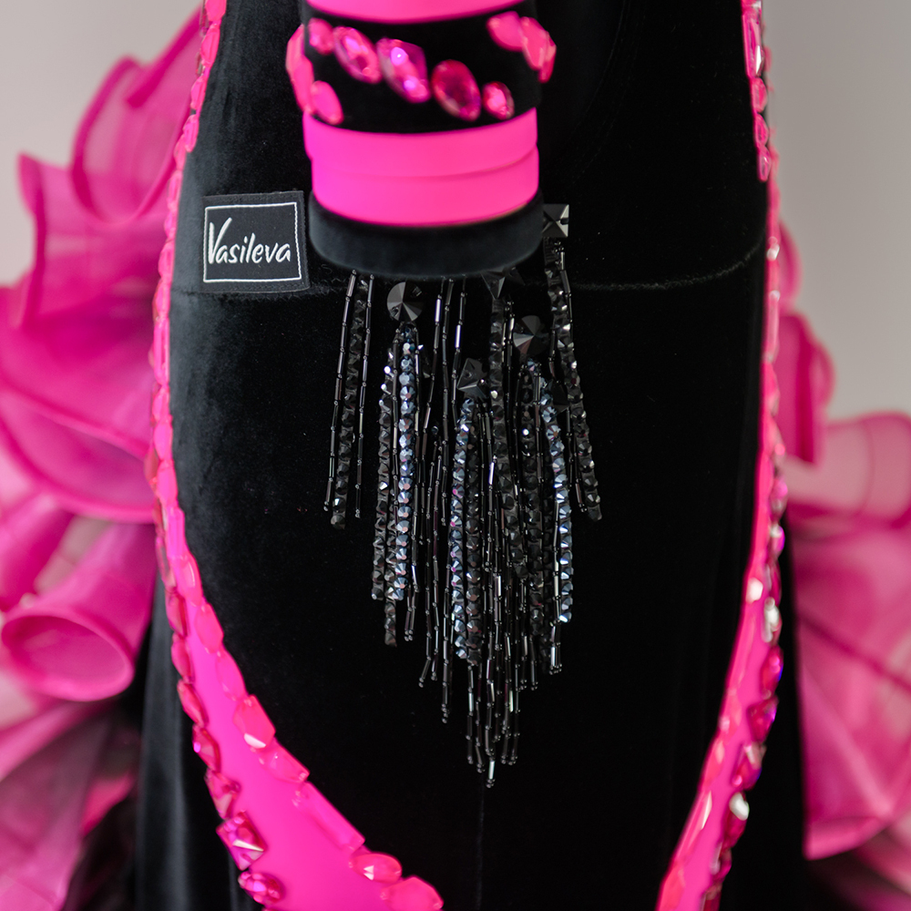 платье со стеклярусом