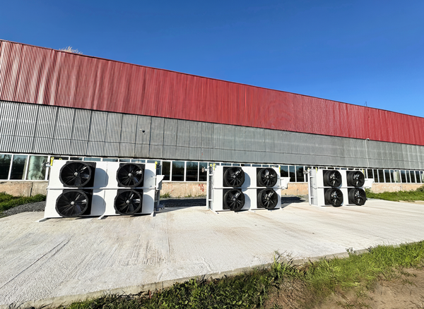 Комплекс охлаждающего оборудования мощностью 2,6 МВт для производителя кабельной продукции