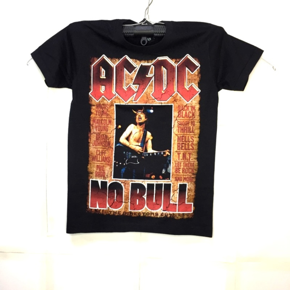 Футболка тайланд AC DC No Bull гитарист (XS)