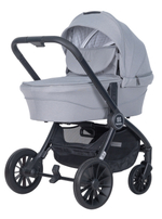 Коляска модульная 2в1 Baby shell (BBS-19 Light grey/Светло серый/черная рама)
