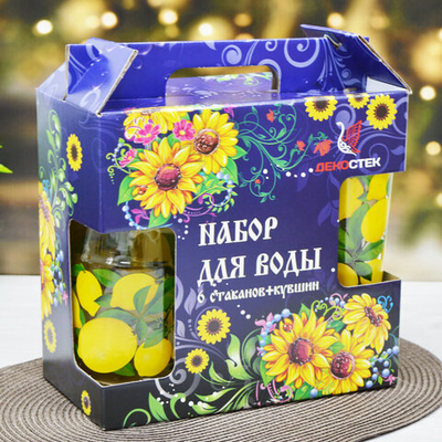 Набор для воды 7 предметов "Лимоны"