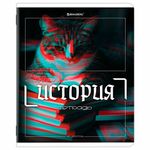 Тетради предметные, КОМПЛЕКТ 12 ПРЕДМЕТОВ, 48 л., глянцевый УФ-лак, BRAUBERG "GLITCH", 405170