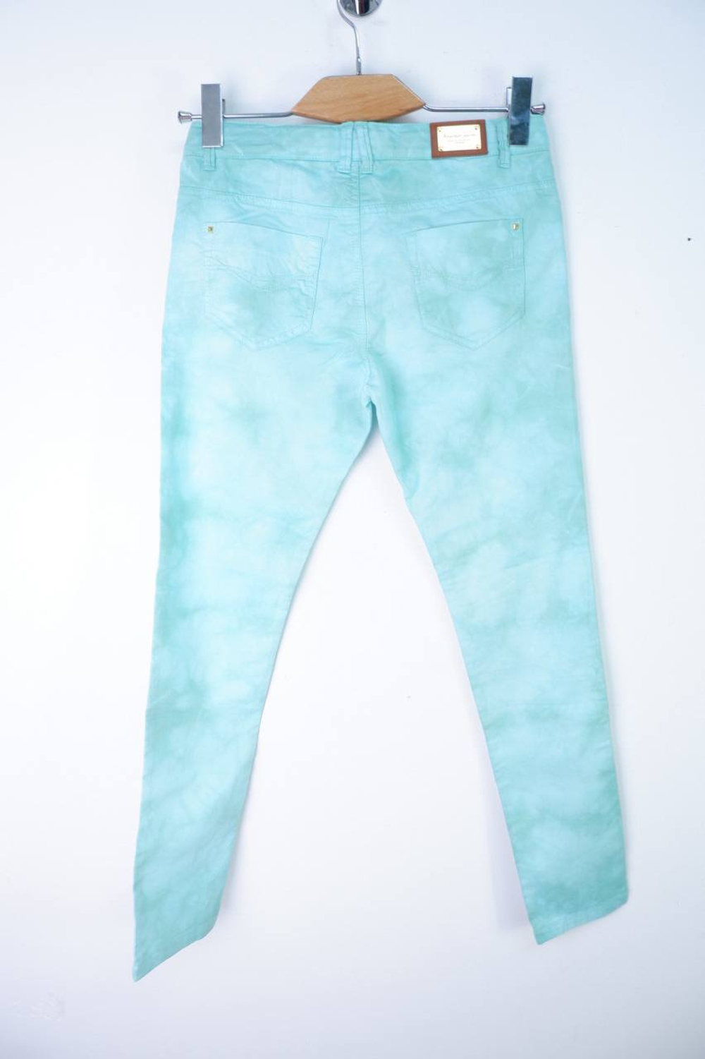 Джинсы Mayoral мятного цвета, на 11/12 лет