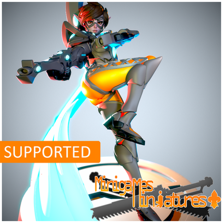 Фигурка-миниатюра Трейсер Overwatch ✿◡‿◡)