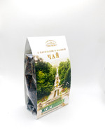 Черный чай с васильком