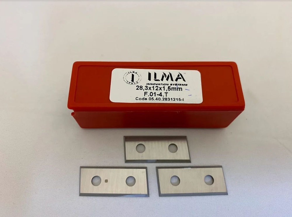 Нож сменный твердосплавный 28,3x12x1,5 со скосом HW 35° Z=4 NR, ILMA