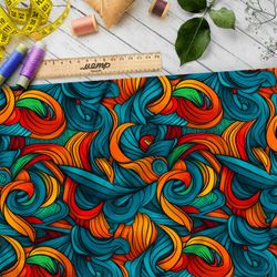 Ткань премиум мембрана эклектичные пятна эмоций