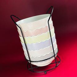 Lenardi 305-145 Набор из 6 салатников 15см на подставке в под.уп.(х6)Фарфор