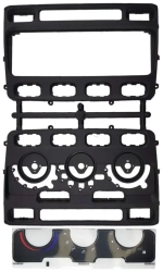 Магнитола для Toyota Land Cruiser 100, Lexus LX470 1998-2002 (кондиционер или климат внизу, рамка дерево) - FarCar GX9-9608F3 монитор 9.5" 2K QLED на Android 14, TS20, 6+128Гб, CarPlay, 4G SIM-слот