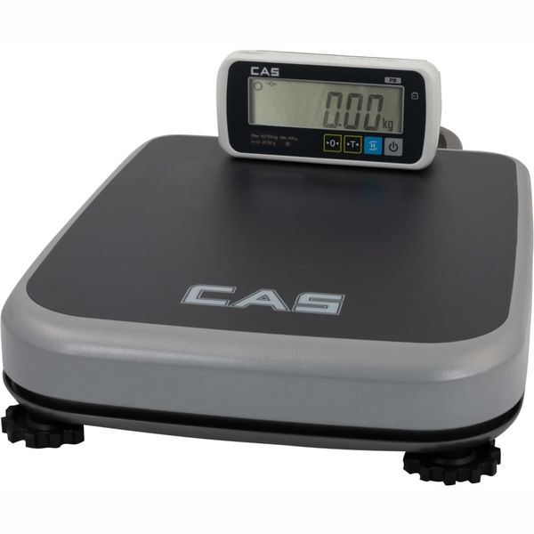 Весы напольные мобильные CAS PB-30, LCD, АКБ, RS232, 30кг, 5/10гр, 355*443, с поверкой, переносные