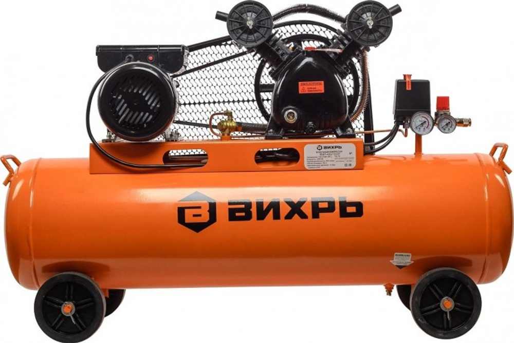 Компрессор поршневой ВИХРЬ КМП-400/100P 74/3/7