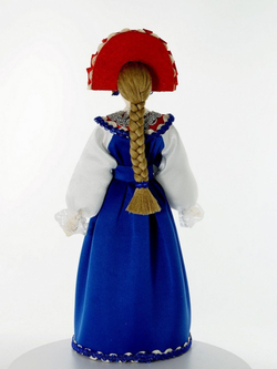 Кукла коллекционная Потешного промысла в Девичьем праздничном костюме