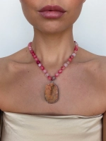 Кулон из натурального камня "Sugar" V1