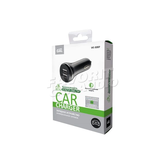 АЗУ 2USB Gal UC-3207 3000mA чёрный