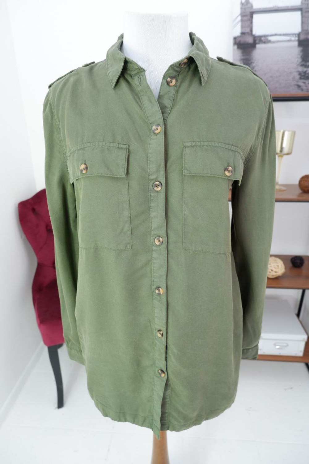 Блузка Ostin однотонная 46 размер