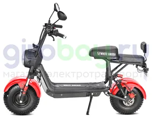 Электроскутер WHITE SIBERIA MINI R 1200w 2.0 - Красный фото 26 фото №28
