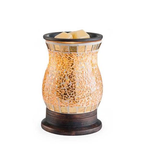 Аромасветильник настольный Позолоченное стекло, Candle Warmers