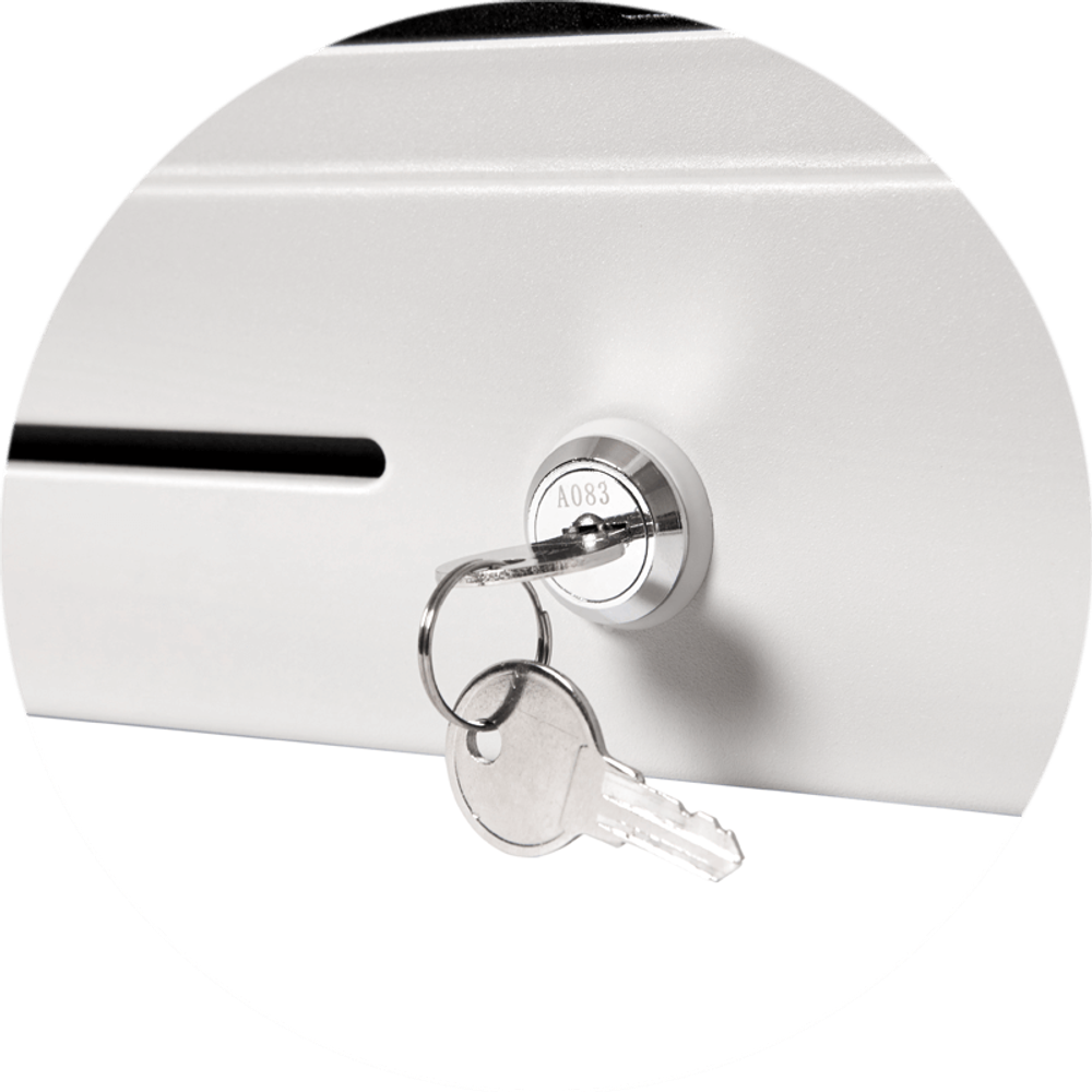 Денежный ящик PayTor FlipTop (Белый, Переходник, Epson, арт. HT-FL-6001-13W1-2)