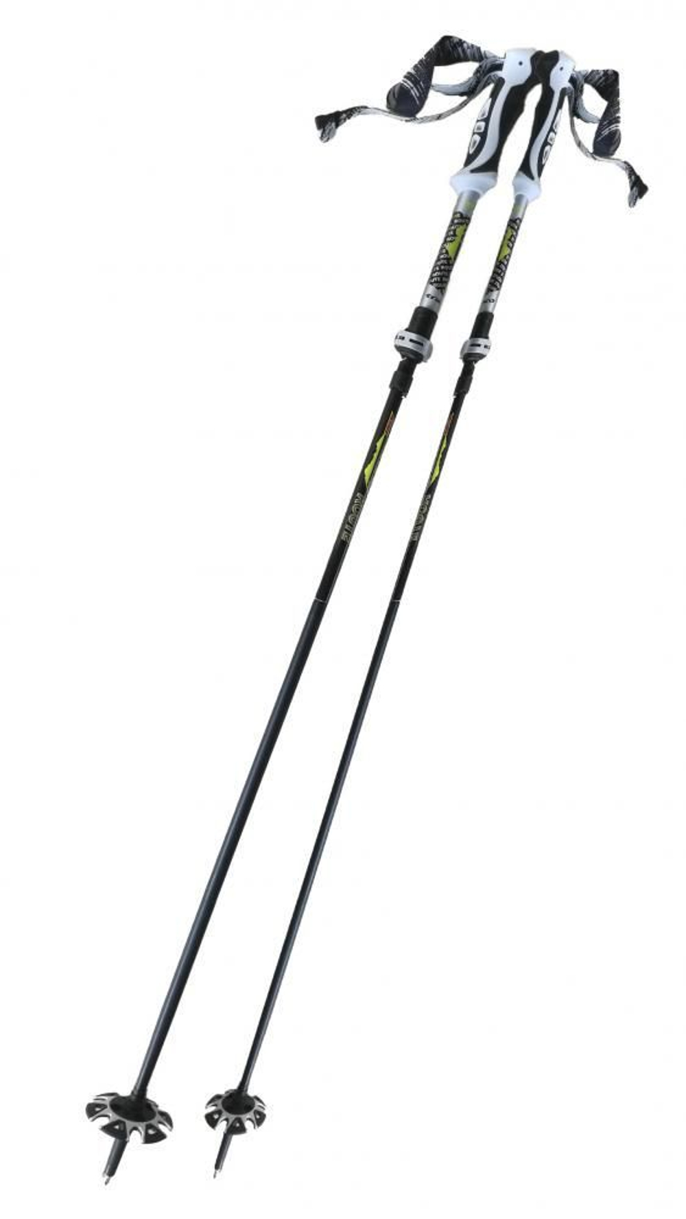 Tramp палки треккинговые Route (черный/зеленый)