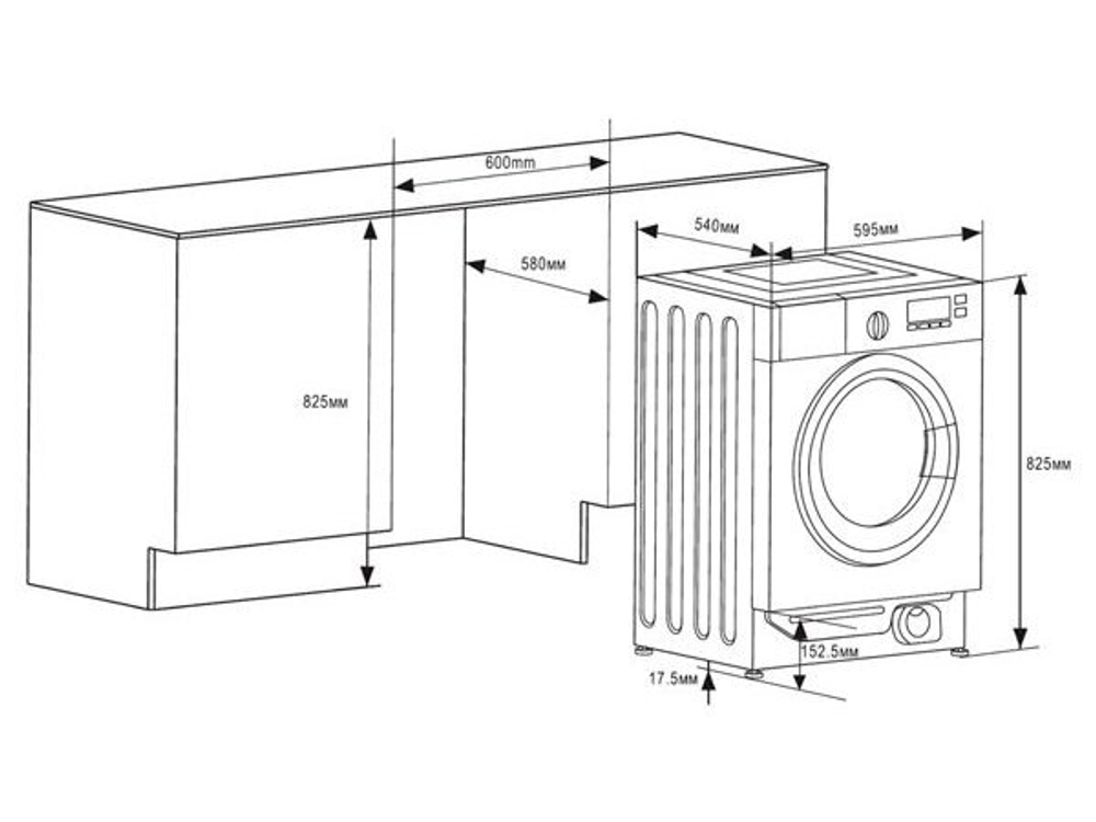 Стиральная машина Midea WMB6121